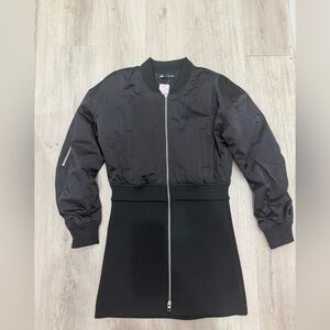 Zara Black Bomber Dress